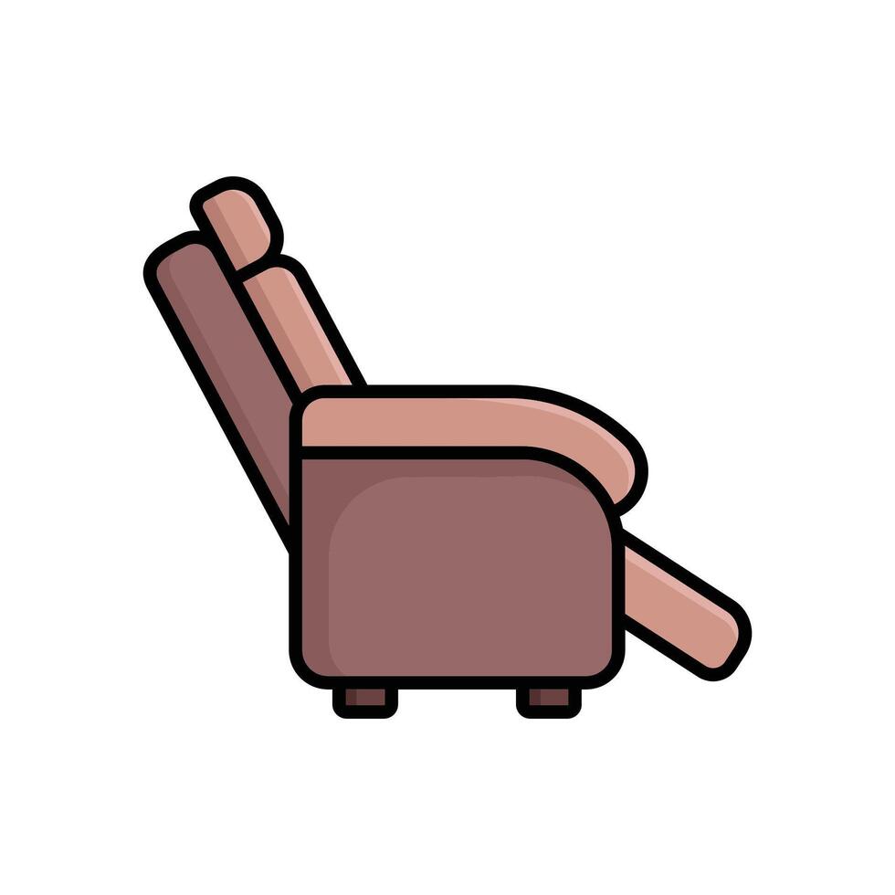Comfortable Recliner Chair Illustration vector