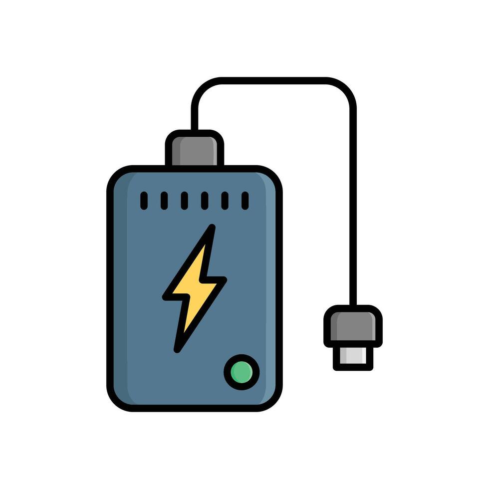 Wireless Power Bank Symbol vector