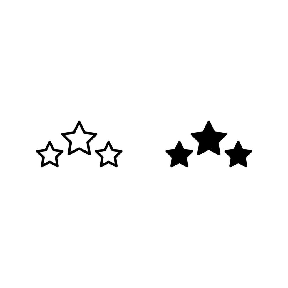 star icon set.. vector