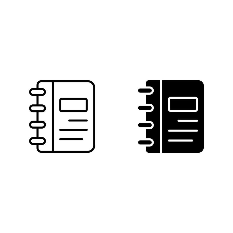 diary icon set.. vector