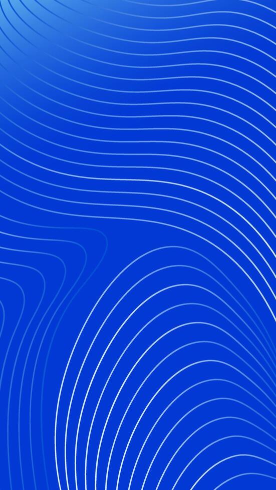 Abstract Blue Wavy Lines Patterned Background with Gradient vector
