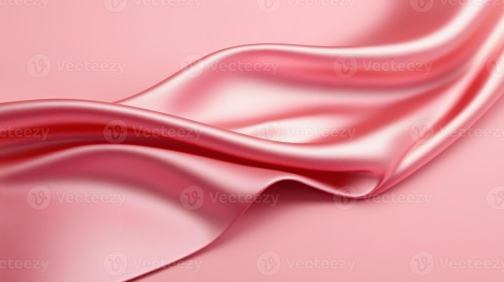 Glossy red satin fabric featuring soft folds and an elegant drape. Shiny texture luxury rich and color add sophistication and red photo