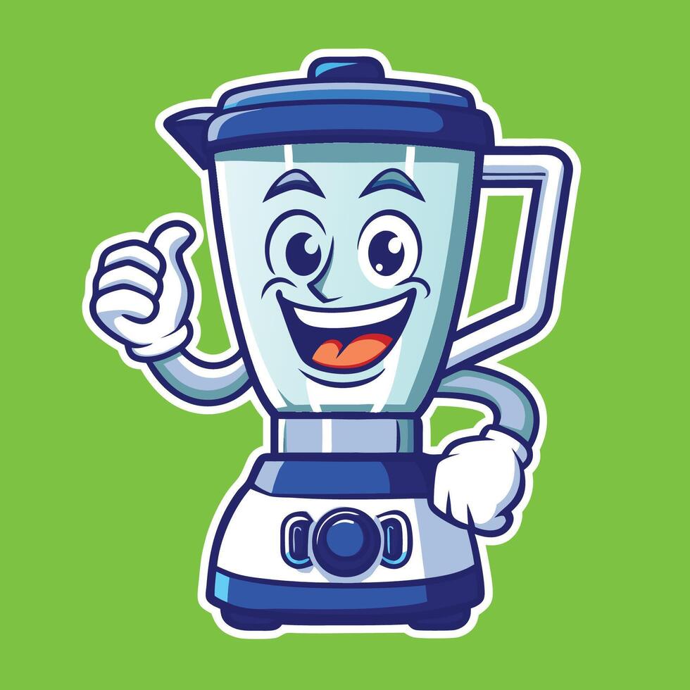 Cartoon Illustration of Blender s Mascot Character vector