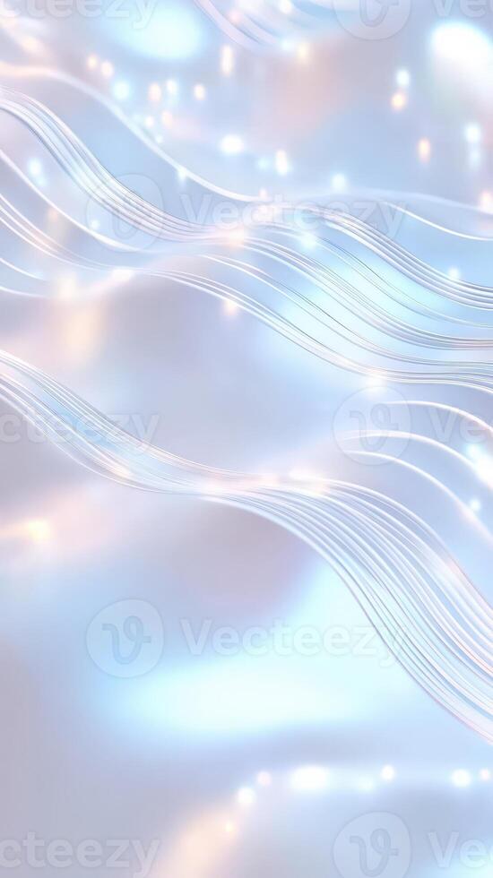 spots white and gold abstract background flowing like a curtain with bright Smooth of light. Vertical format photo