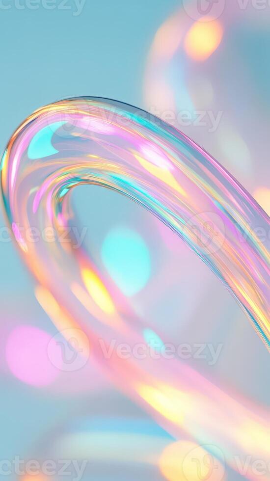 gradient colors merging softly holographic, swirling together in fluid abstract pattern background, generating dynamic visual harmony with gentle Pastel movement. Vertical format photo