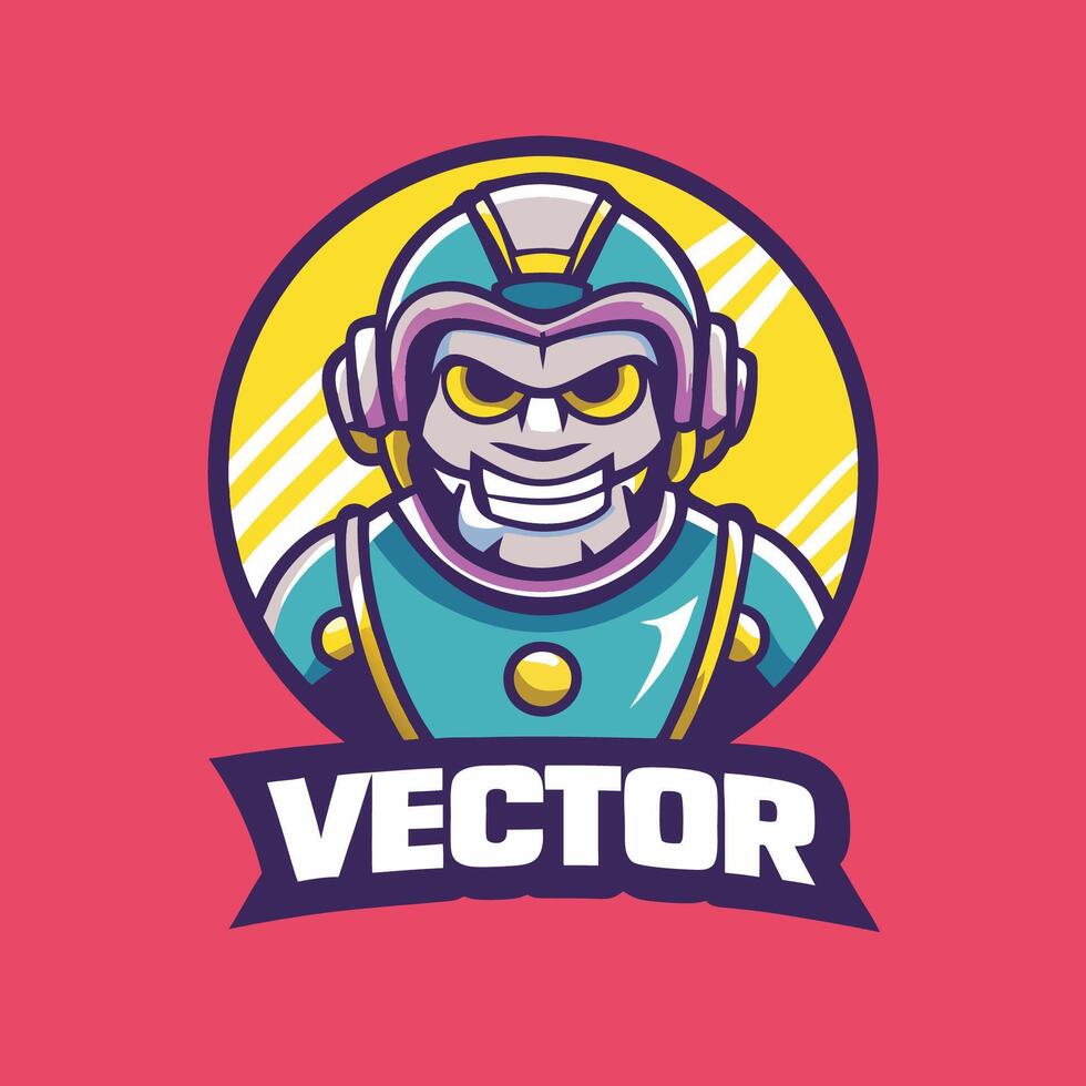 Minimalist Logo Icon of a Bee Mascot in Simple Beve Style vector
