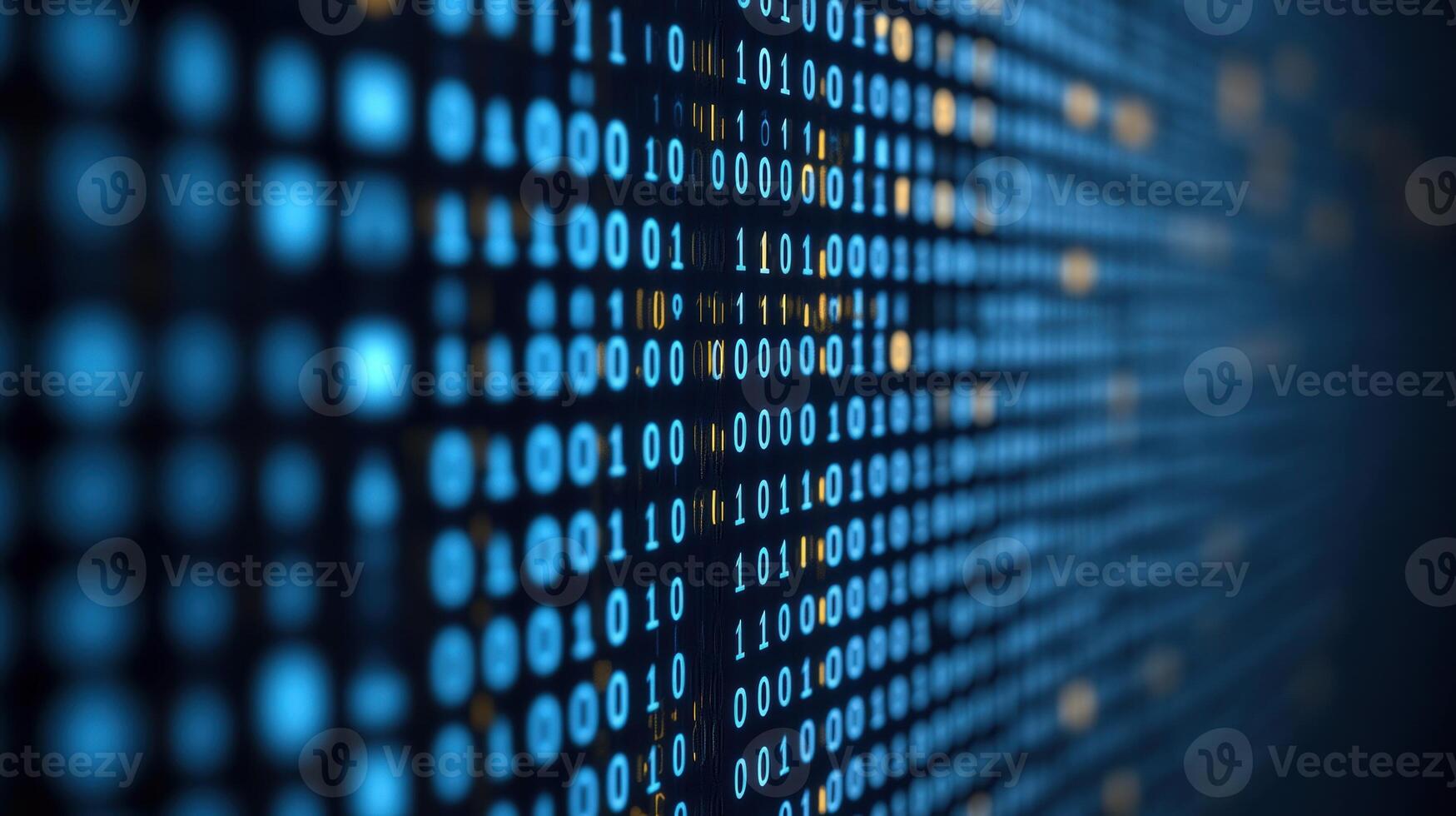 backdrop, binary code streaming across dark Digital representing technological innovation and interconnected network communication background photo