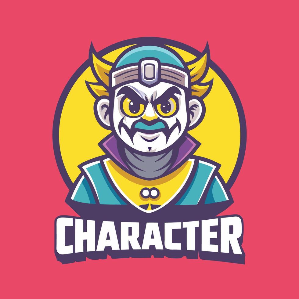 Professional Character Mascot Logo Illustration in EPS 10 Format vector