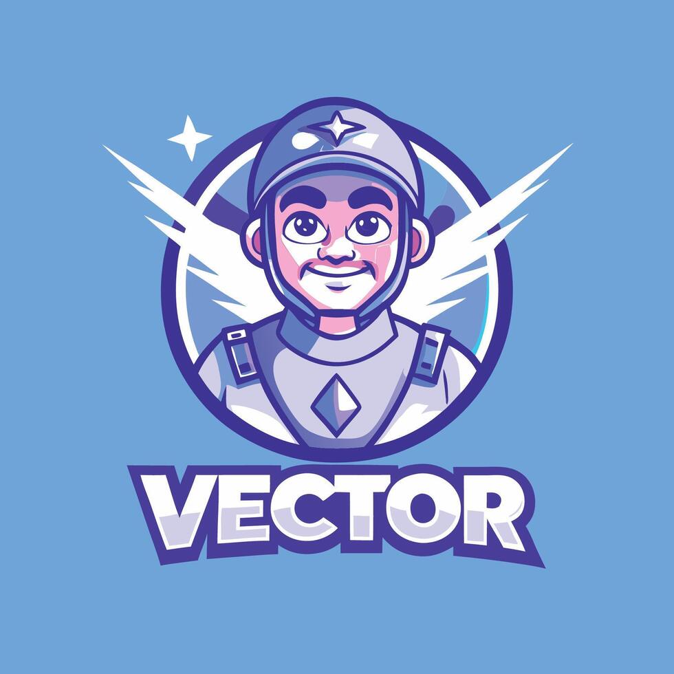 Multicolored Logo Illustration Depicting a Guru Figure with Gradient Effects vector