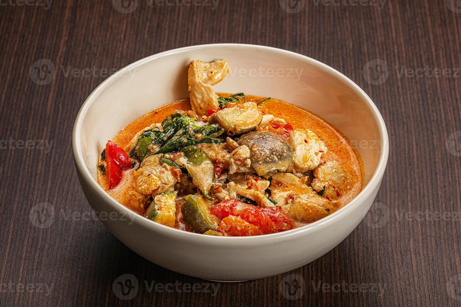 A bowl of food on a table photo