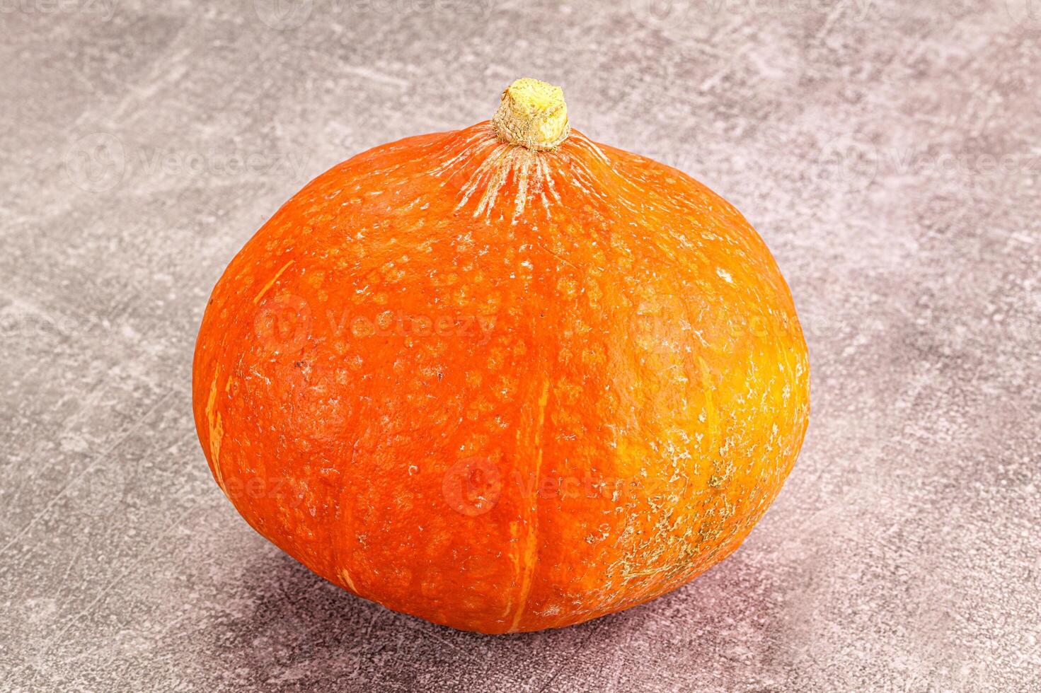 A round orange pumpkin photo