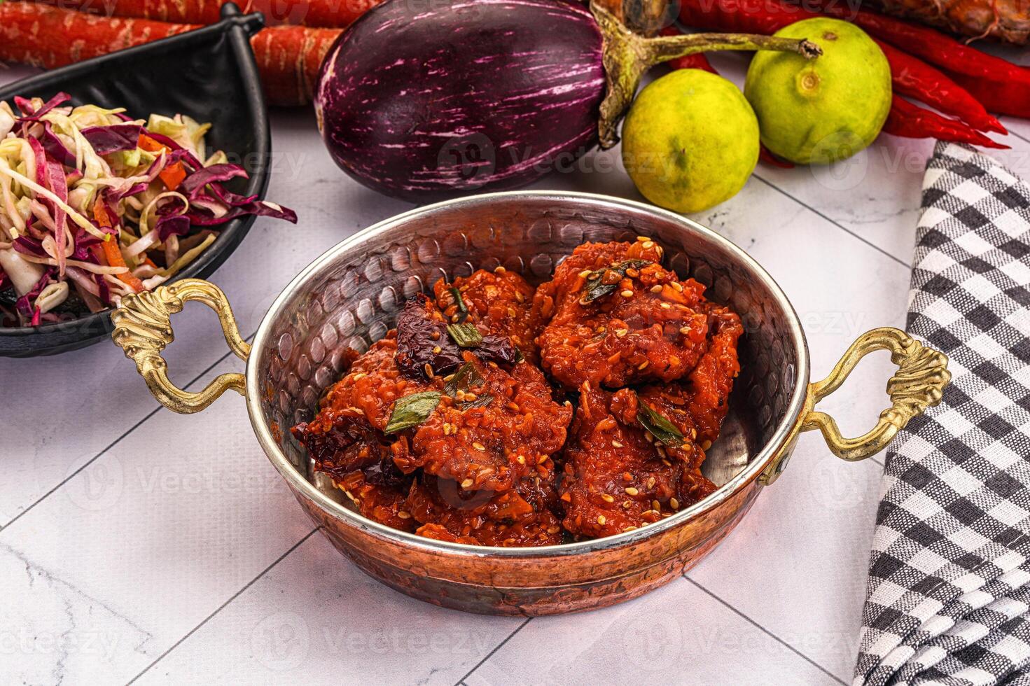 A bowl of food on a table photo