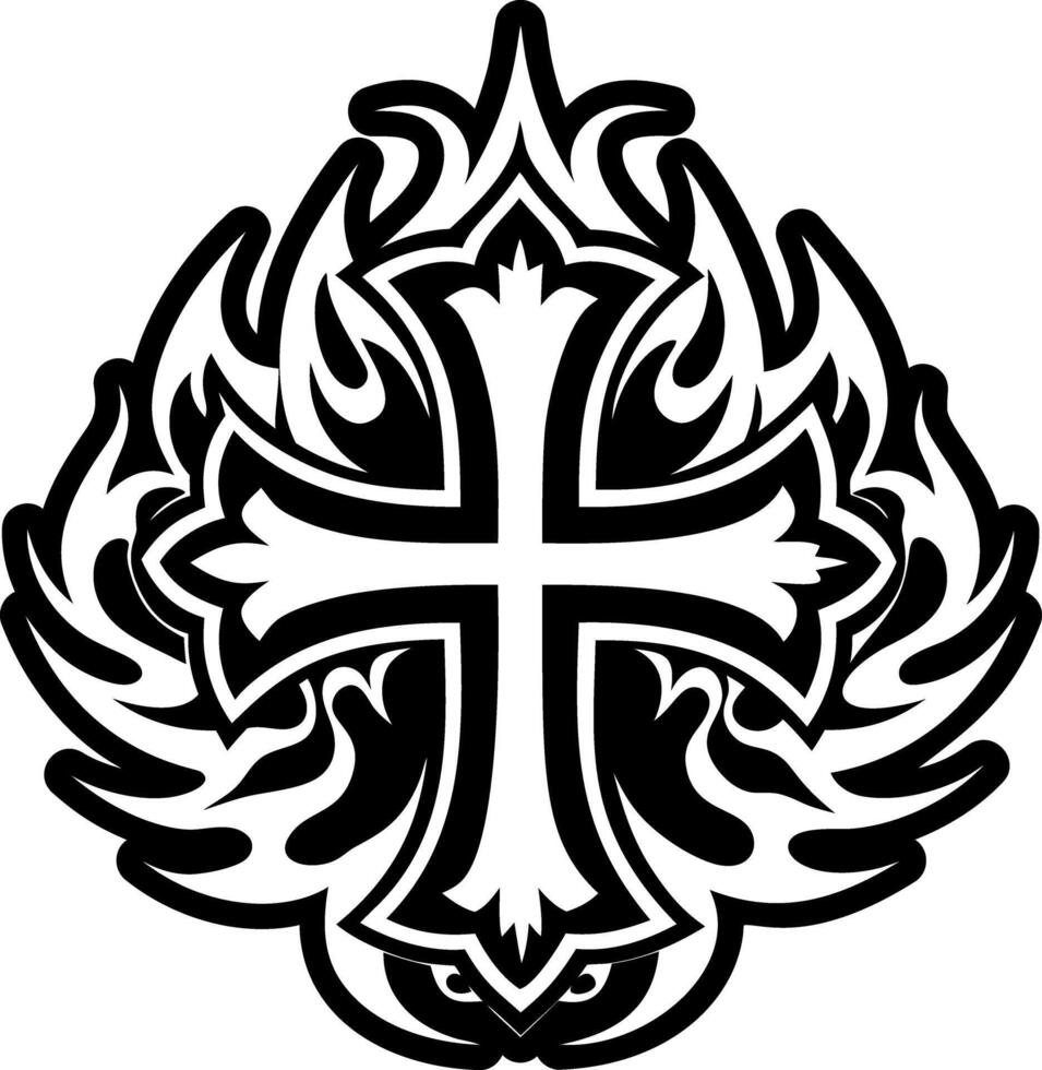 A glyph style icon of holy spirit symbol vector