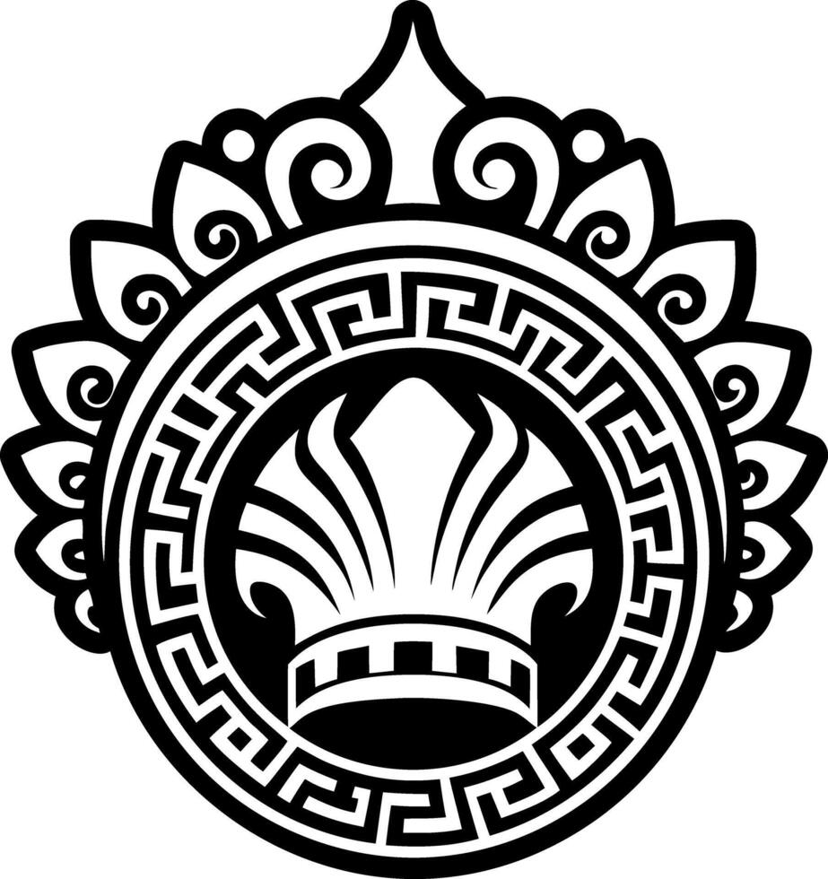 Diadem symbol icon in filled style vector