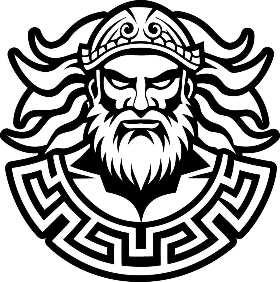 A solid style icon of hephaestus tattoo symbol vector