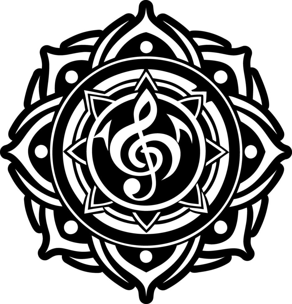 A solid style icon of aumkara vector