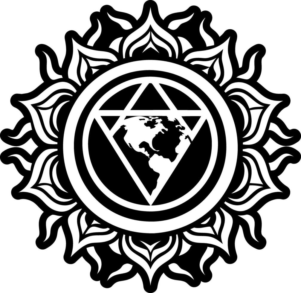 A glyph style icon of healing sign symbol vector