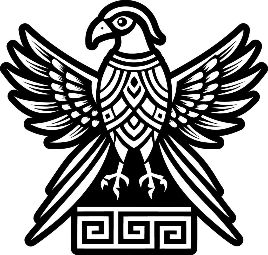 A glyph style icon of cuckoo bird symbol vector