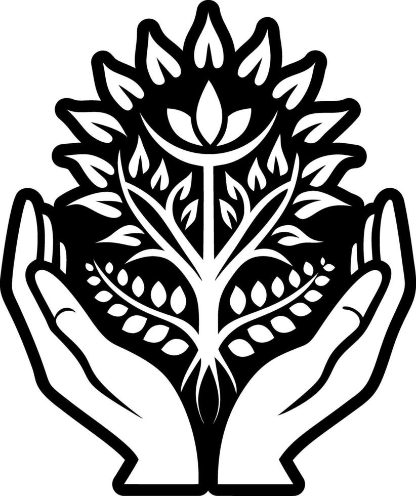 A filled style icon of growth symbol vector