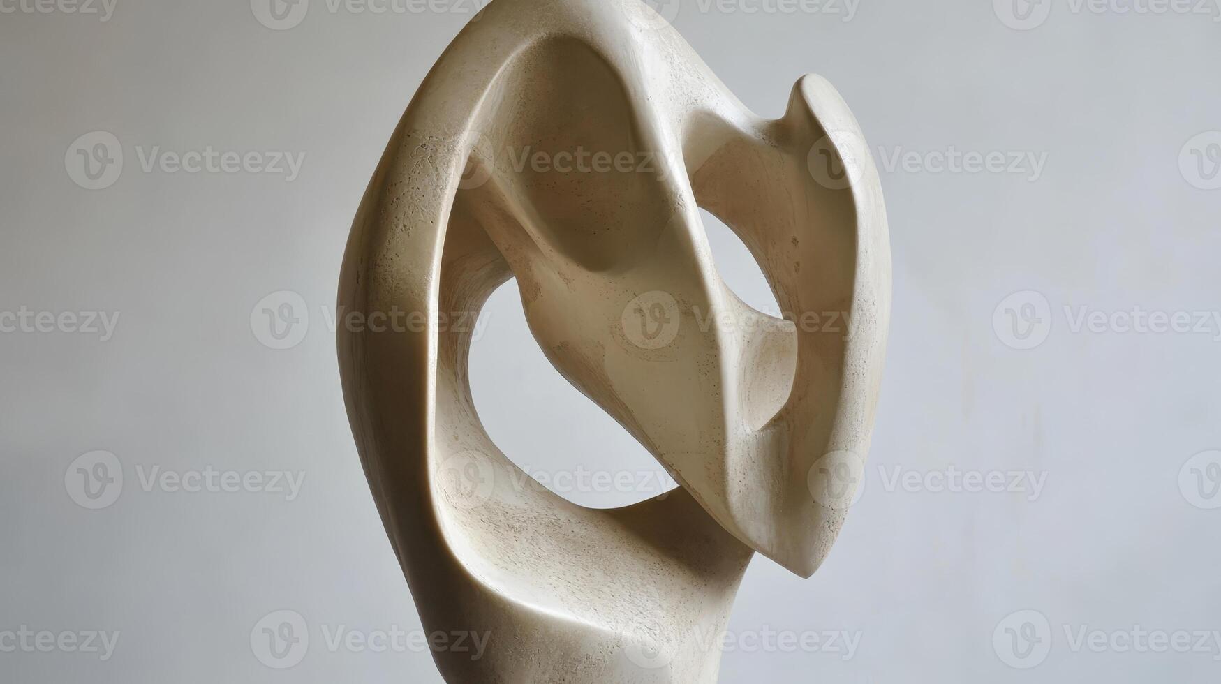 Artistic sculpture capturing movement and form, displayed in a minimalist gallery setting during daytime photo