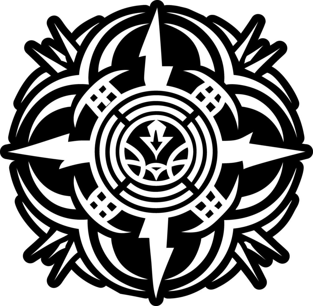 A filled style icon of beam rays symbol vector