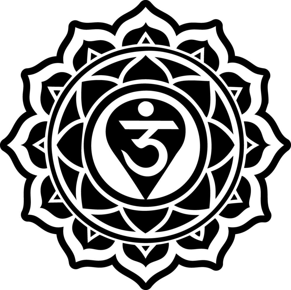 A filled style icon healing symbol vector