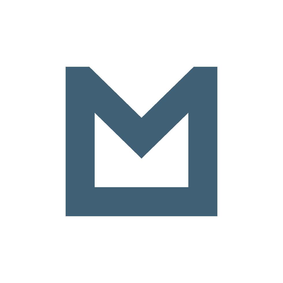 Envelope Letter M Logo Template Illustration Design. EPS 10. vector
