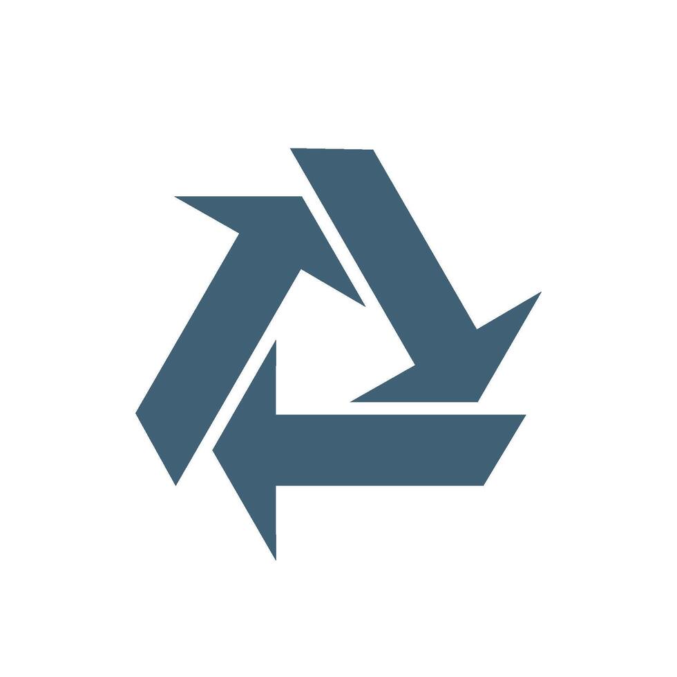 Arrow Triangle Logo Template Illustration Design. EPS 10. vector