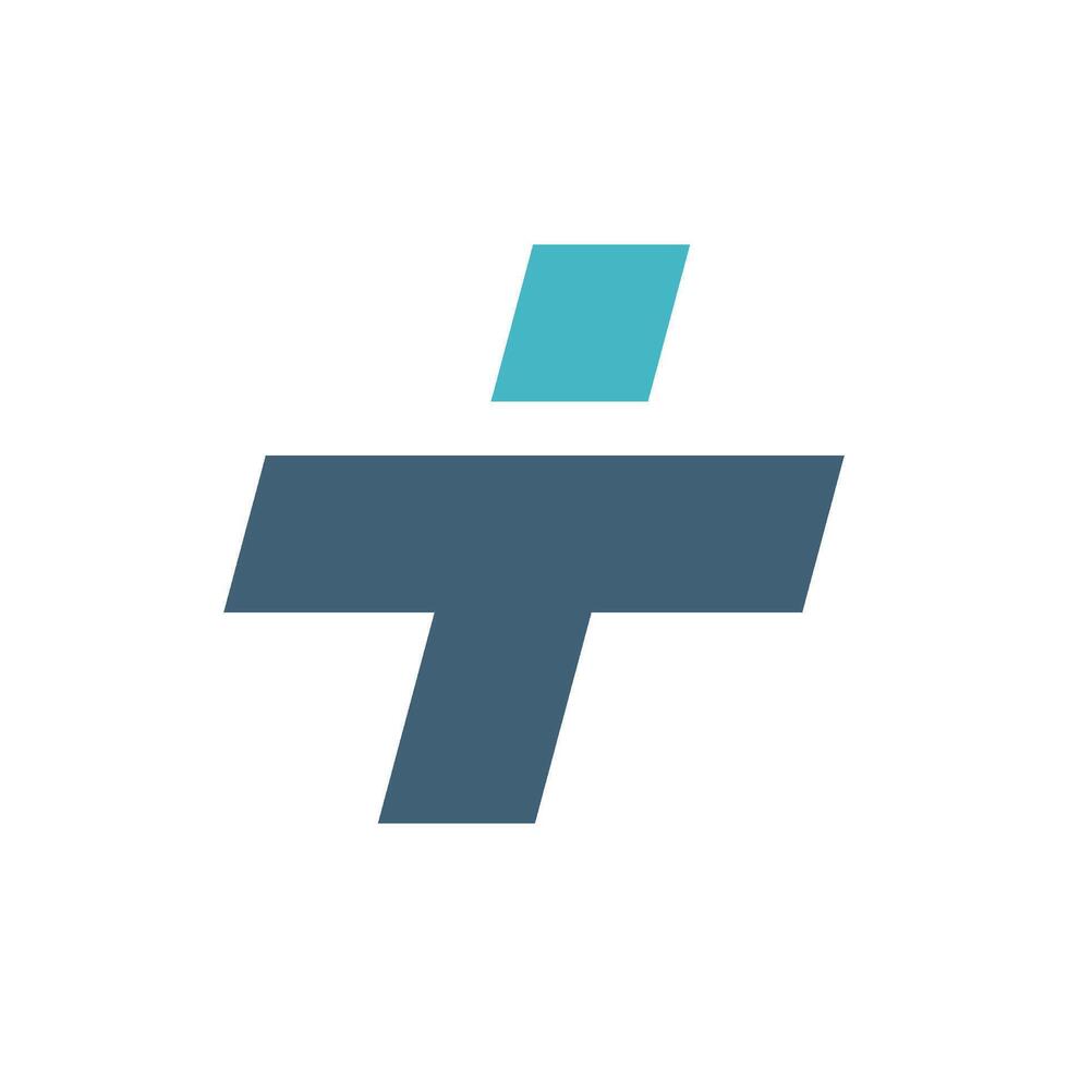 Cross Plus Letter T Cross Shape Logo Template Illustration Design. EPS 10. vector