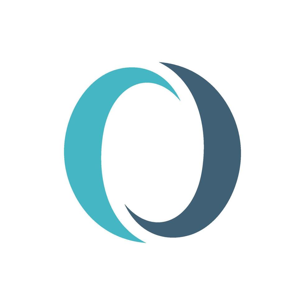 Swoosh Letter O Logo Template Illustration Design. EPS 10. vector