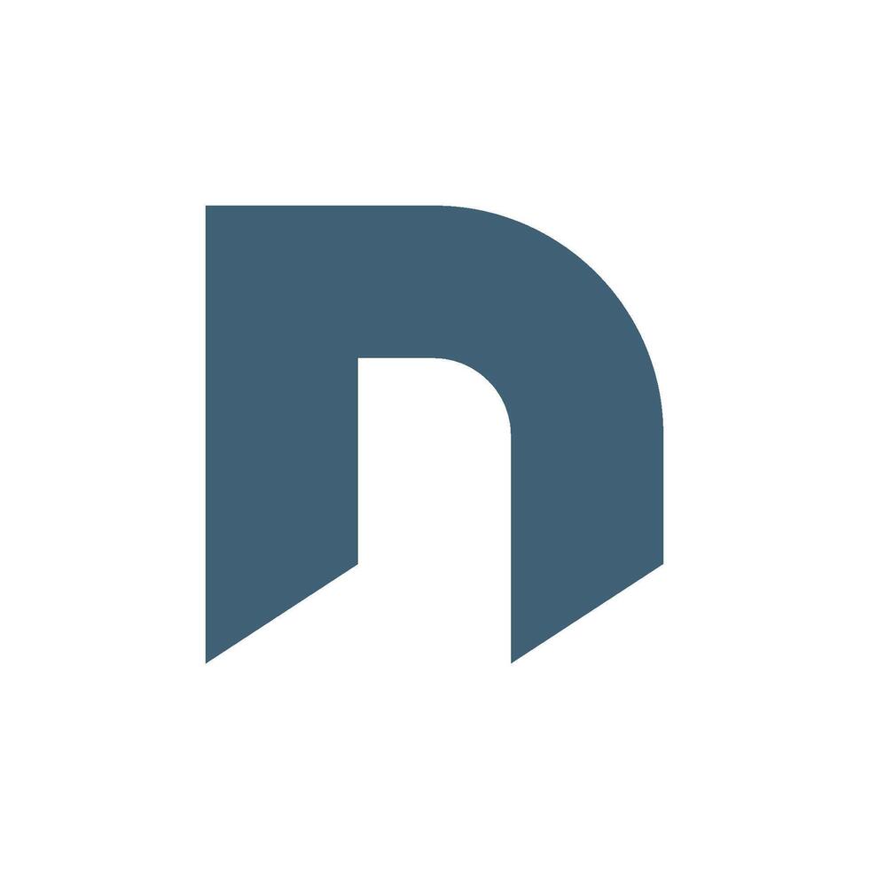 Simple Letter N Logo Template Illustration Design. EPS 10. vector