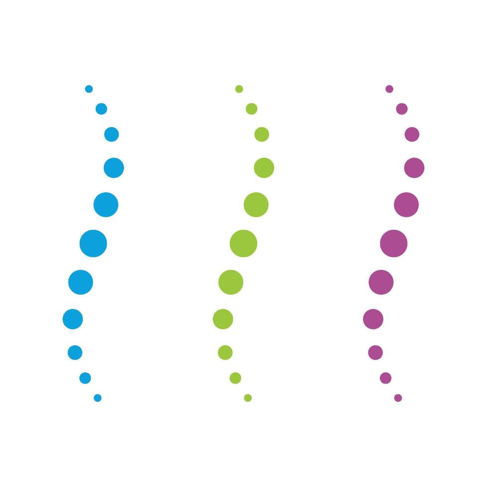 Set Spine Logo Template Illustration Design. EPS 10. vector