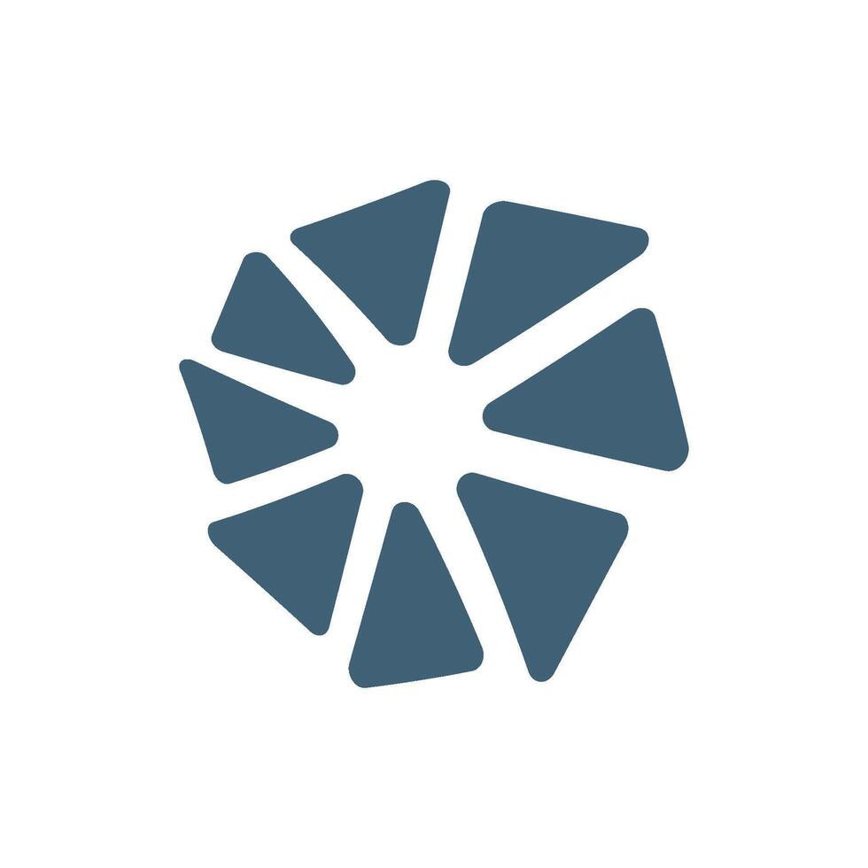 Abstract Star in Circle Logo Template Illustration Design. EPS 10. vector