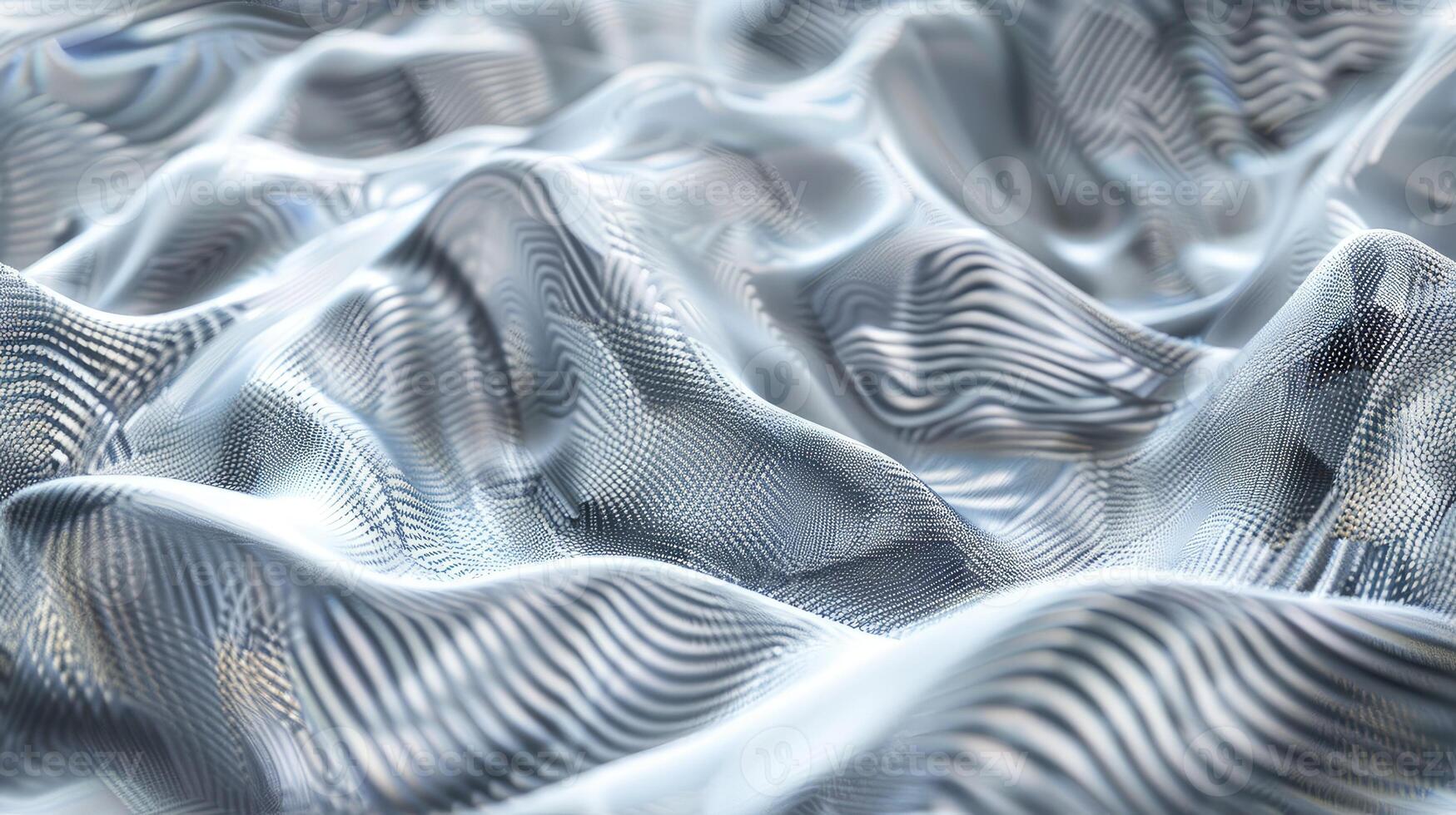 A close up of a fabric with wavy lines photo