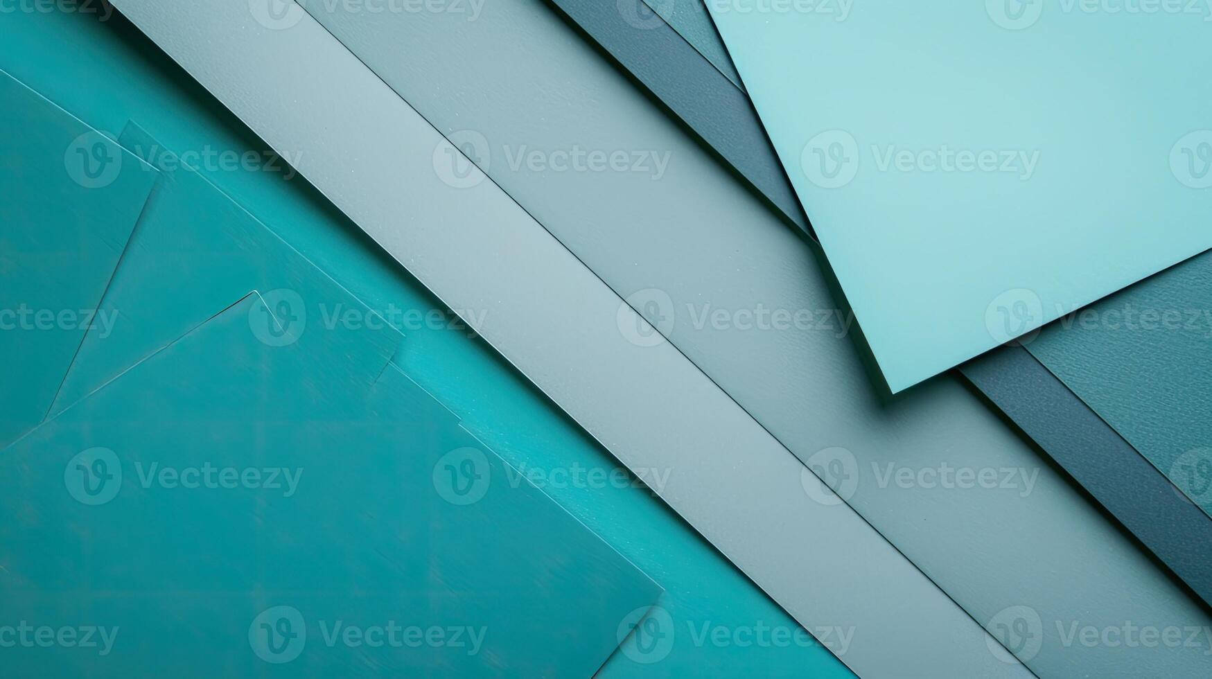A blue and green background with different shapes photo