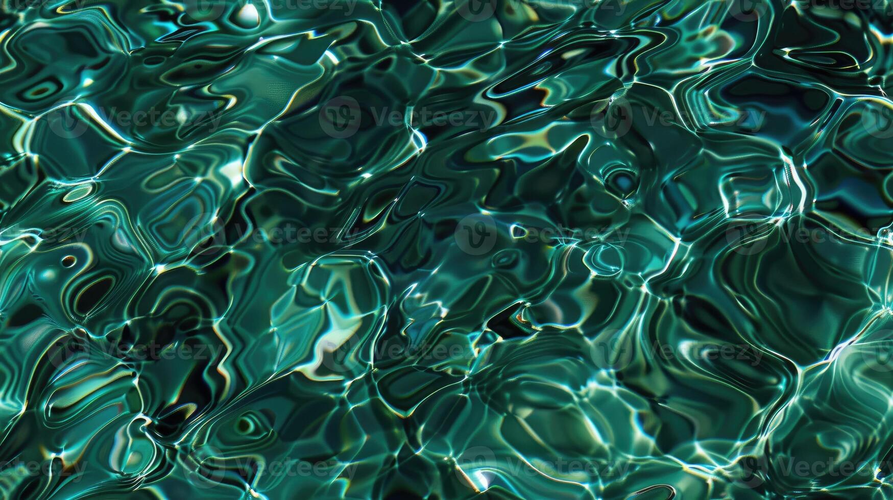 A green and black background with waves photo
