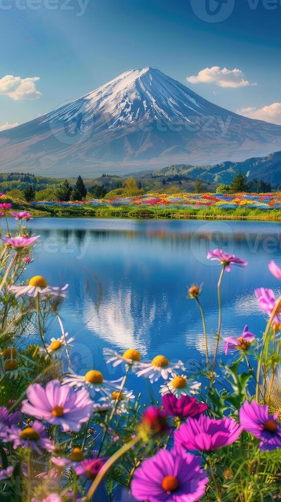 Mount fuji in japan photo