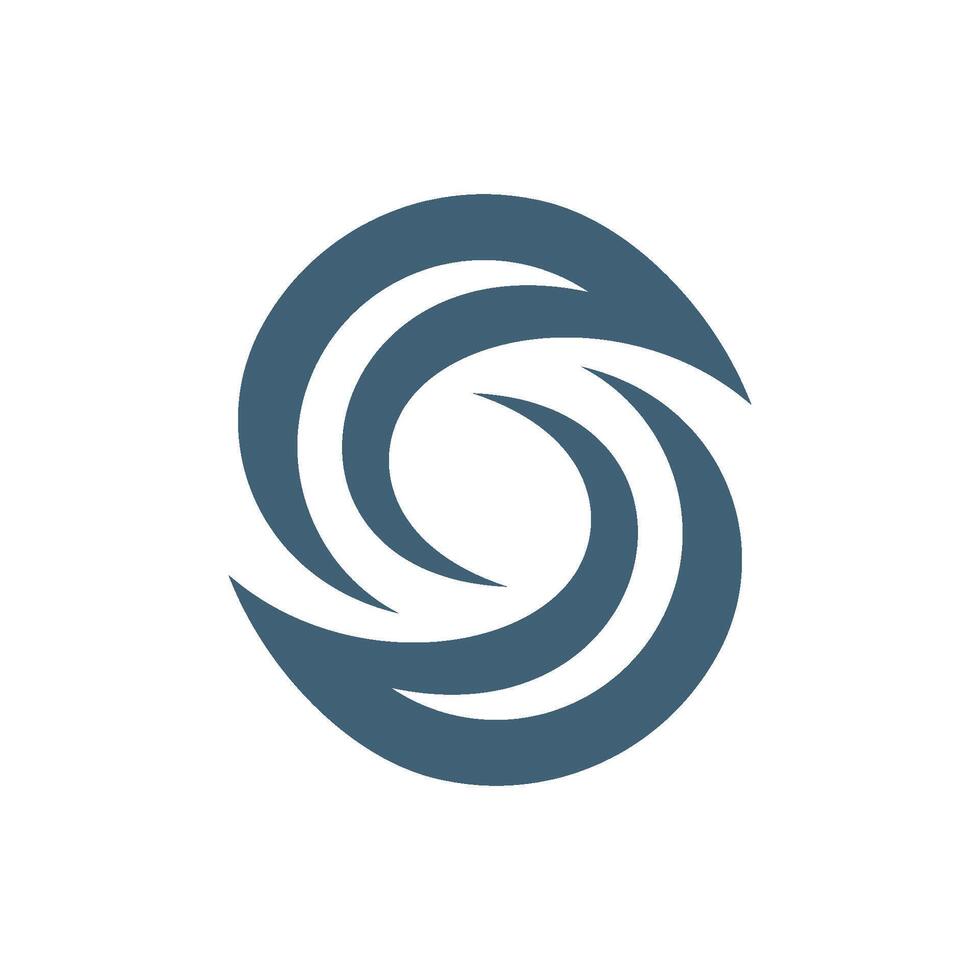 Swirl Swoosh Letter S Logo Template Illustration Design. EPS 10. vector
