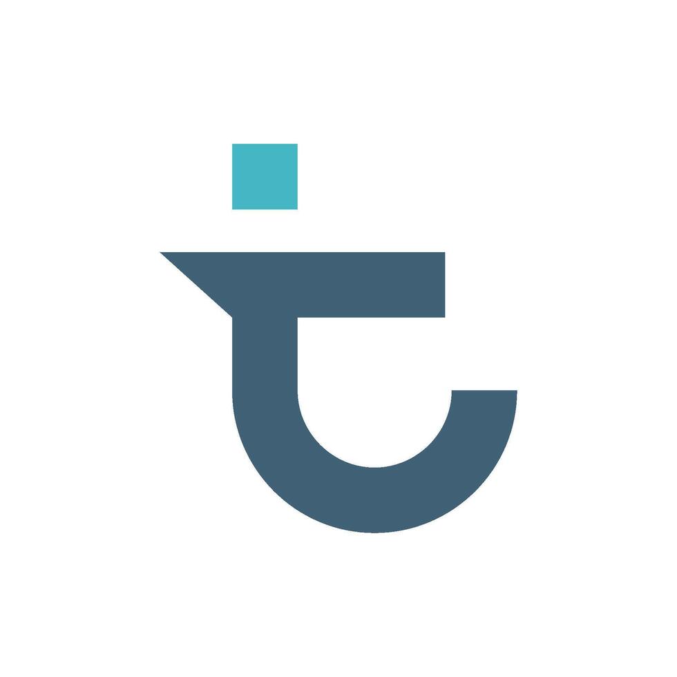 Lowercase Letter T Logo Template Illustration Design. EPS 10. vector