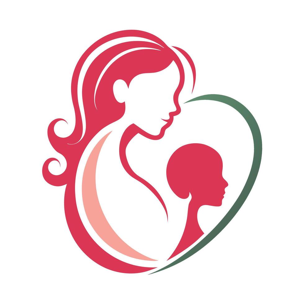 Charming design celebrating a mother's tender love on Happy Mother's Day vector