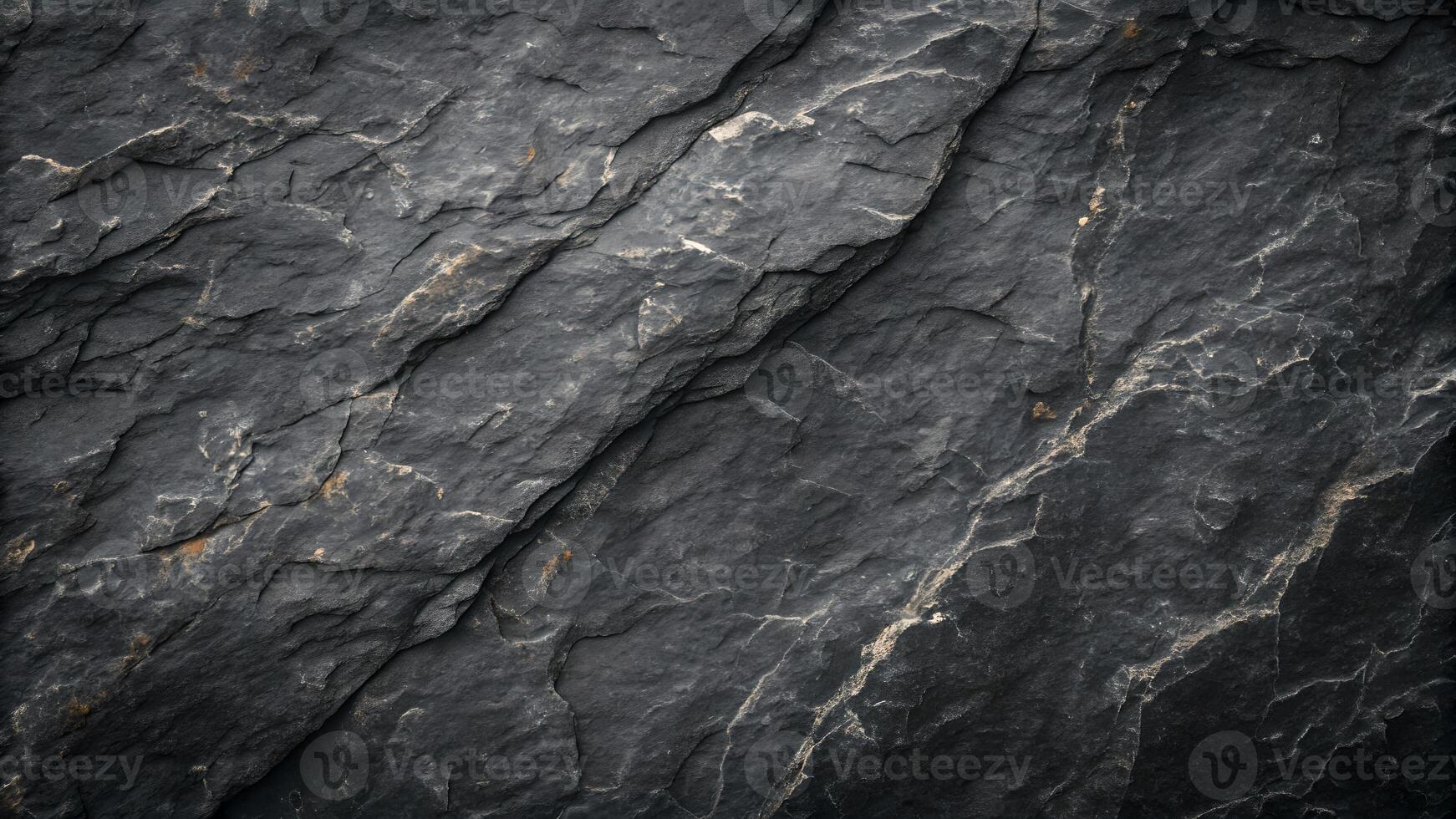 Rugged Slate Texture Detailed Close-Up for Designers and Architects Seeking Natural Backgrounds with Earthy Tones and Cracked Patterns photo