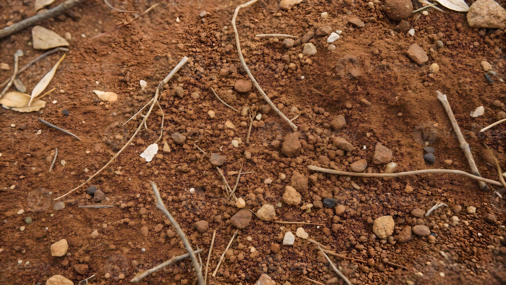 Brown soil texture detailed close-up for nature enthusiasts and gardeners exploring earthy backgrounds photo