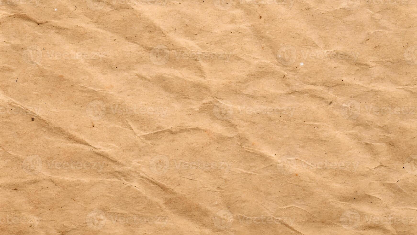 Brown Crumpled Paper Texture High-Quality Background for Designers and Creatives Looking to Add a Vintage or Rustic Touch to Their Projects photo