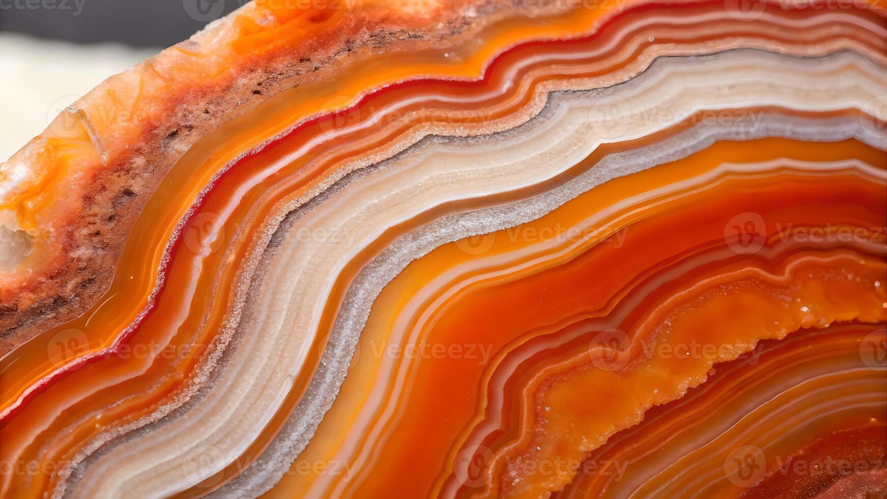 Vibrant Agate Slice Close-Up Nature Photography for Geology Enthusiasts and Mineral Collectors Discovering Earth's Hidden Beauty in High-Resolution Images photo