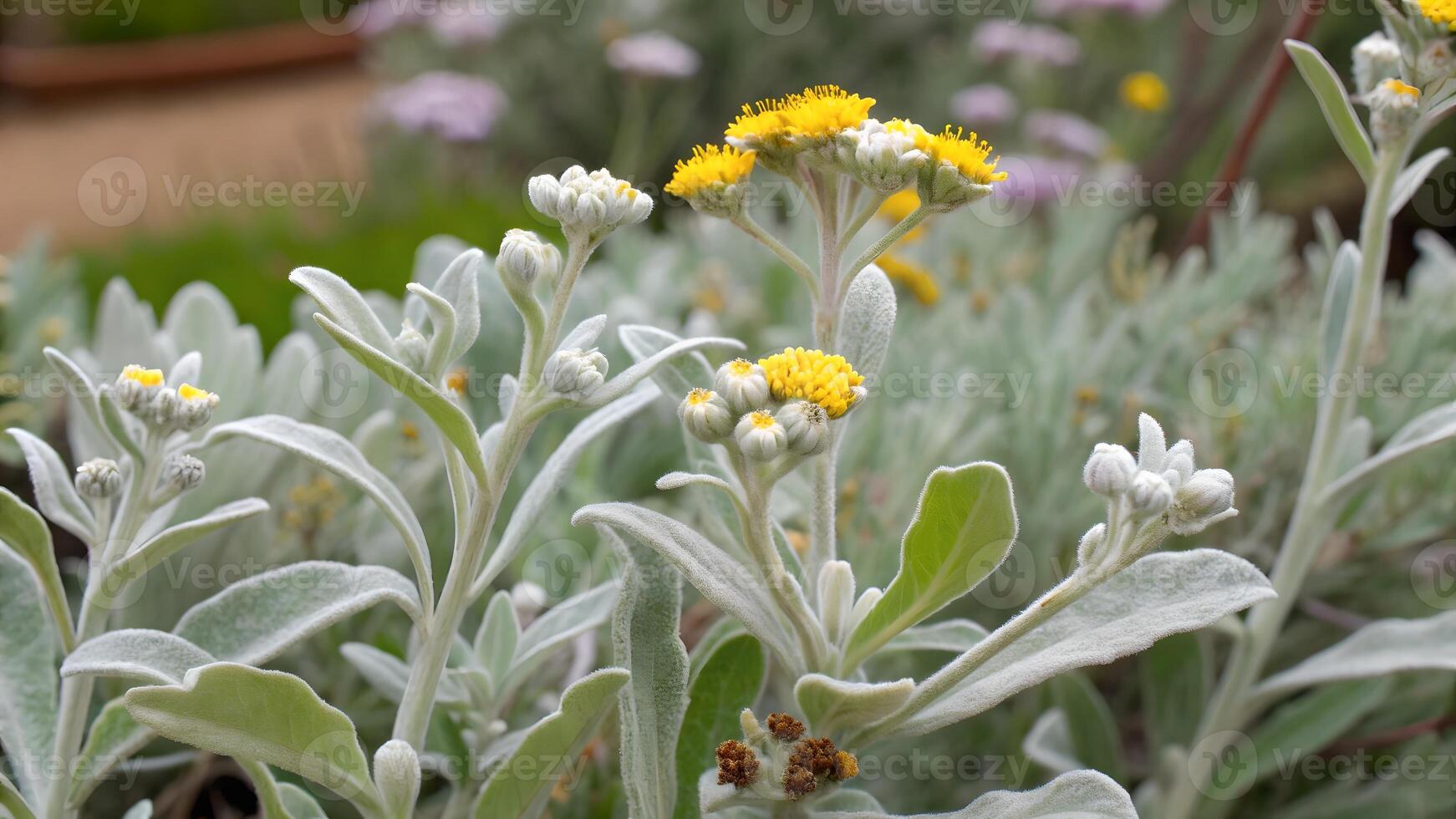 Beautiful yellow flowers blooming in lush green garden for nature enthusiasts and photographers seeking vibrant floral imagery to enhance their projects with stunning visuals of springtime beauty. photo