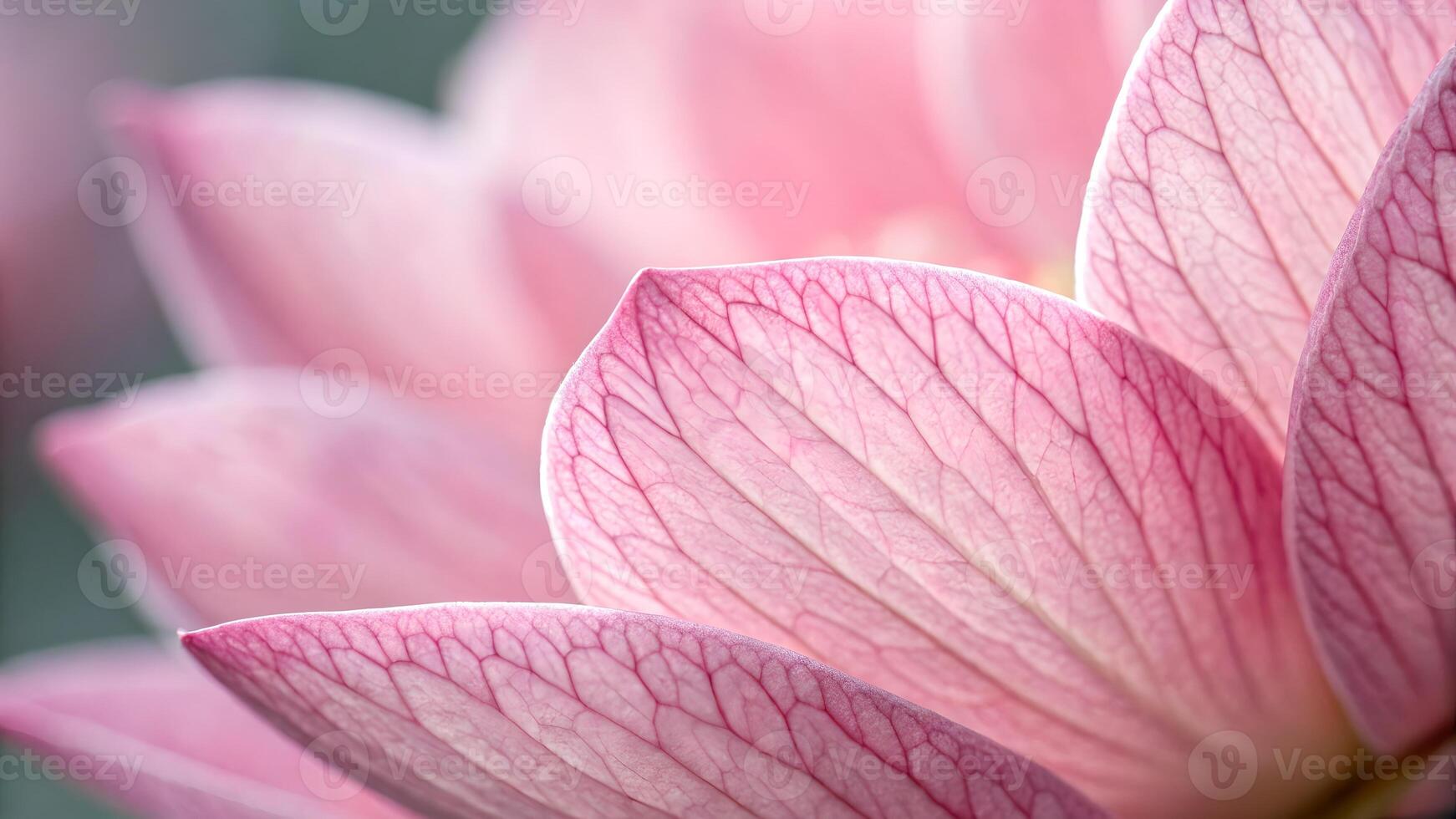 Delicate Pink Lotus Flower Close-Up in Serene Garden for Nature Lovers and Botanical Enthusiasts photo