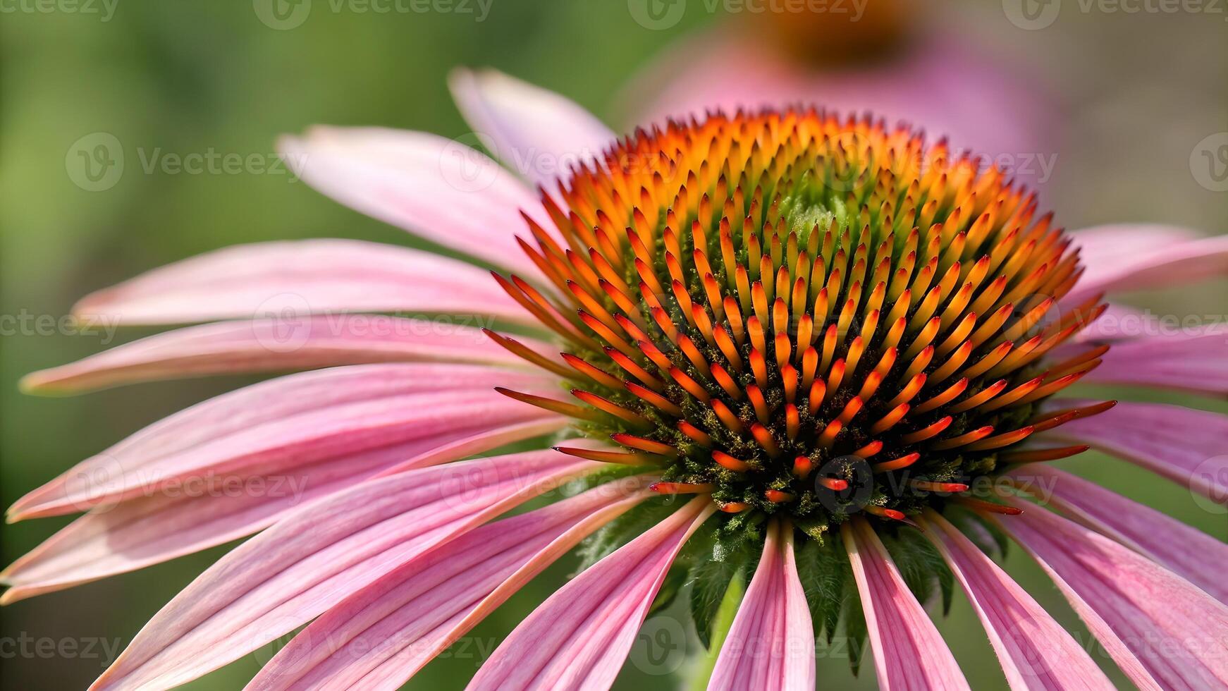 Echinacea flower vibrant close-up nature photography for garden enthusiasts and floral designers photo