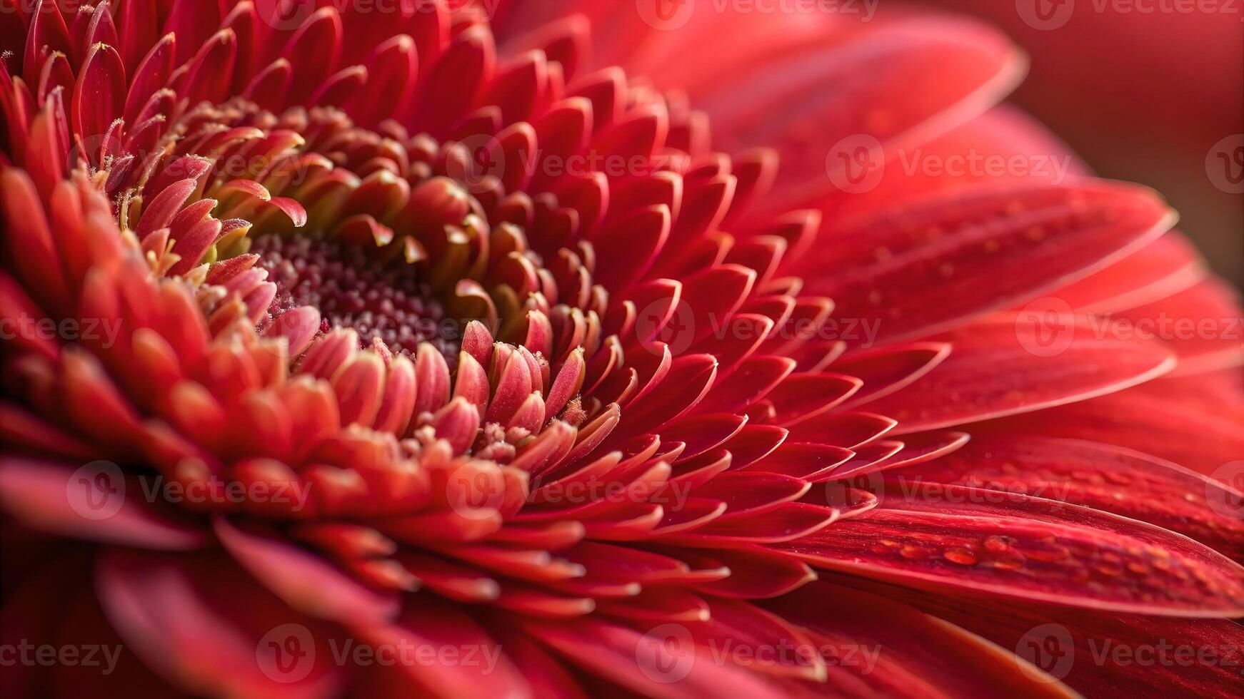 Vibrant Red Gerbera Daisy Close-Up Photography for Nature Lovers and Floral Designers Seeking Stunning Botanical Imagery to Enhance Their Creative Projects with High-Quality, Detailed Flower Photos