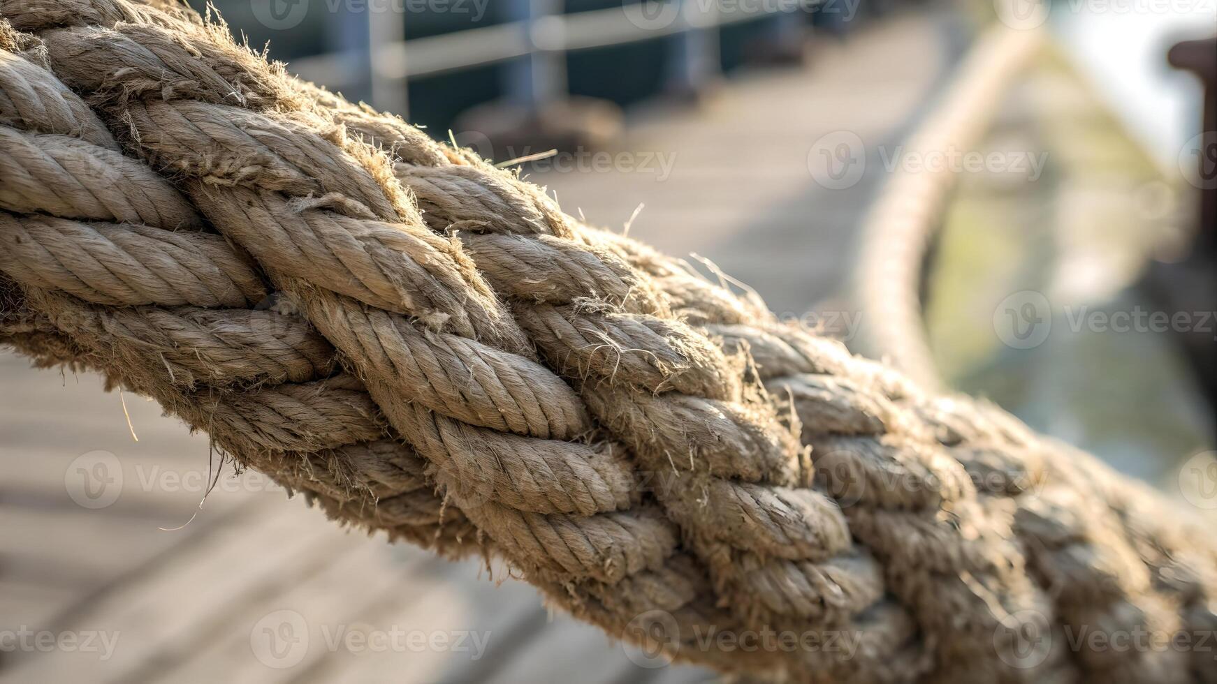 Rope Knot Close-Up Detailed Texture for Nautical Enthusiasts and Designers Seeking High-Quality Maritime Imagery photo