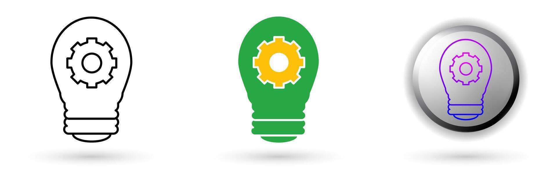 Smart City Light Icons showcase digital technology and innovation. Outline, solid and glossy effects available, ideal for smart city applications, future city industries etc. vector